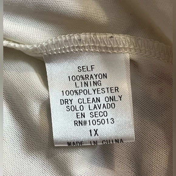 Andree by Unit Floral V-Neck Women's Tunic Dress Women’s Size 1X - Picture 12 of 16